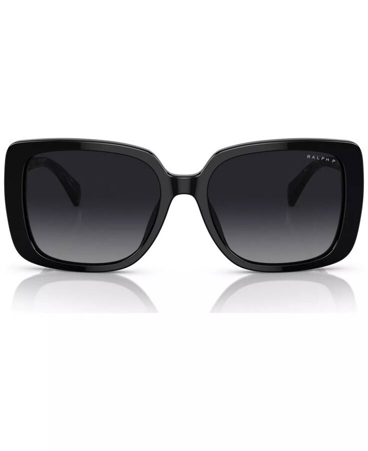 Women's Polarized Sunglasses, RA5298U Shiny Black - 4