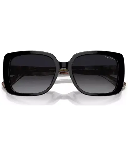 Women's Polarized Sunglasses, RA5298U-Shiny Black - 2