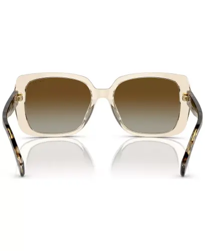 Women's Polarized Sunglasses, RA5298U-Transparent Light Brown - 5