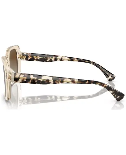 Women's Polarized Sunglasses, RA5298U-Transparent Light Brown - 6