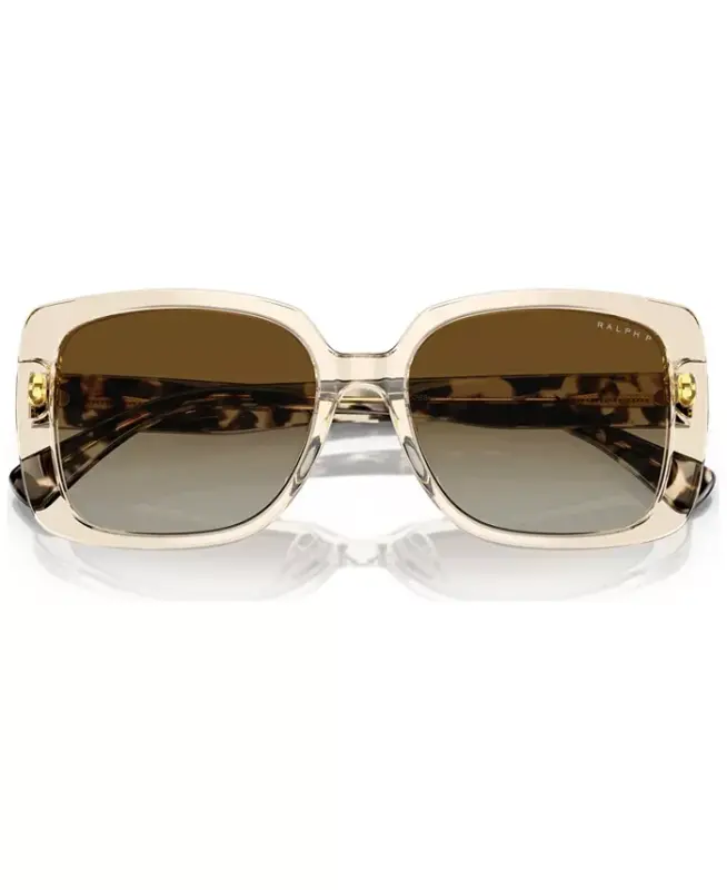 Women's Polarized Sunglasses, RA5298U - Transparent Light Brown - 2