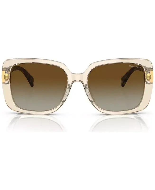 Women's Polarized Sunglasses, RA5298U - Transparent Light Brown - 3