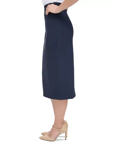 Women's Ponte Pencil Midi Skirt - 3