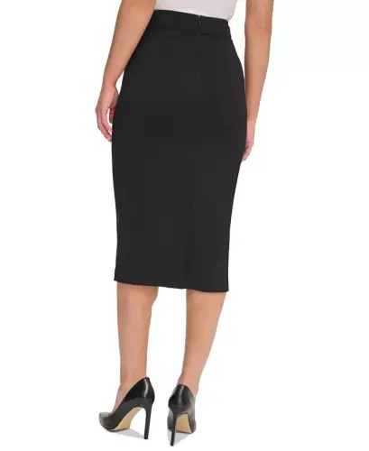 Women's Ponte Pencil Midi Skirt - 2