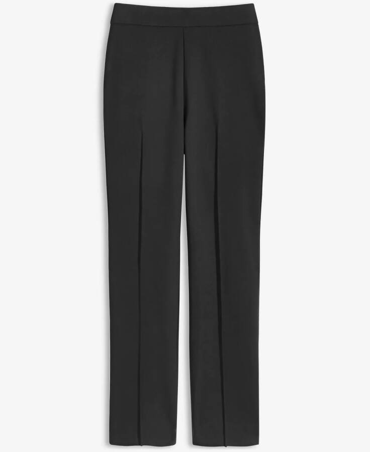 Women's Ponté-Knit Pull-On Ankle Pants, Created for Modazone Deep Black - 5