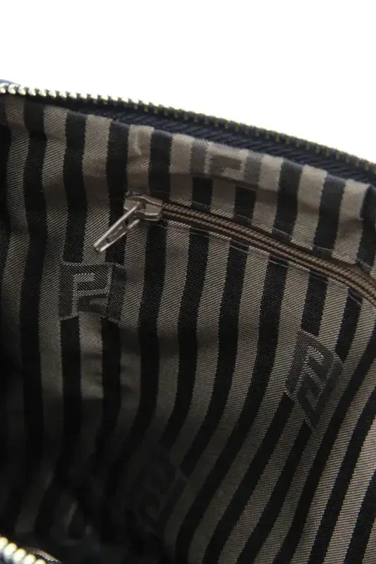 Women's Portfolio Bag 1034-132 BLACK WHITE - 7