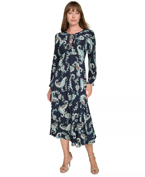 Women's Posey Paisley Jersey Dress Sky Captain Multi - 1