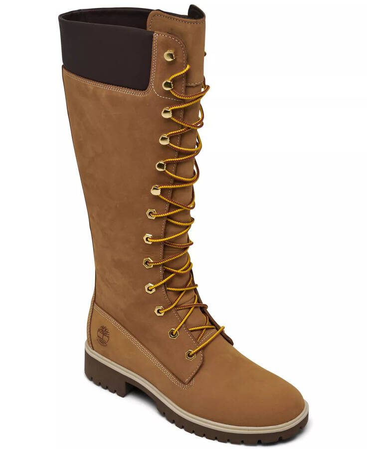 Women's Premium 14-Inch Waterproof Boots from Finish Line Wheat - 1