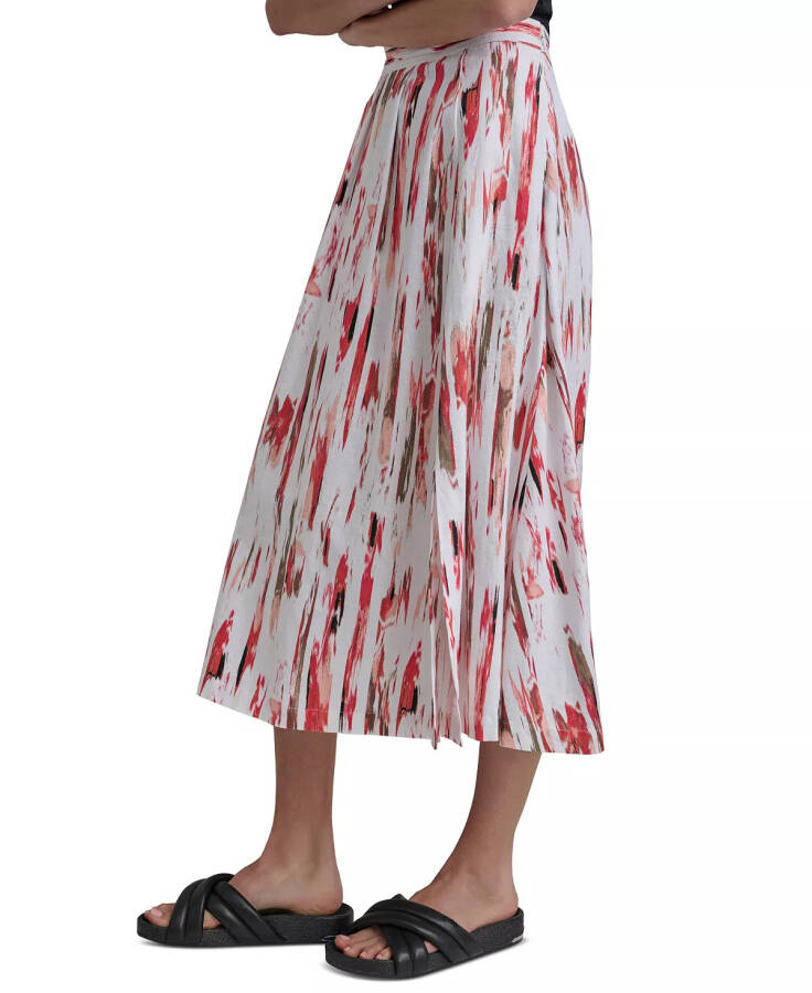 Women's Printed Midi Skirt Brkn Brsh - 4