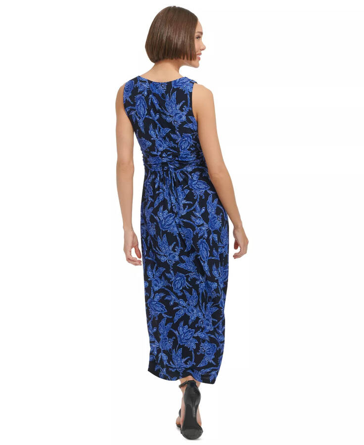 Women's Printed Ruched Midi Dress - 2