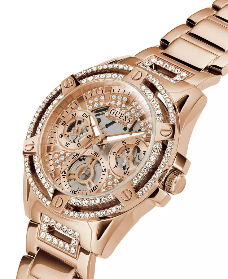 Women's Quartz Rose Gold-Tone Stainless Steel Bracelet Multi-Function Watch 40mm Rose Gold-Tone - 4