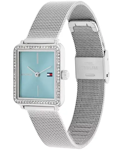 Women's Quartz Silver-Tone Stainless Steel Bracelet Watch, 21.3mm - TOMMY HILFIGER (1)