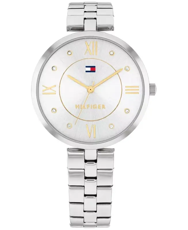 Women's Quartz Silver-Tone Stainless Steel Watch 34mm - 1
