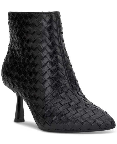 Women's Raisie Dress Booties, Exclusively at Modazone Black Woven - 1