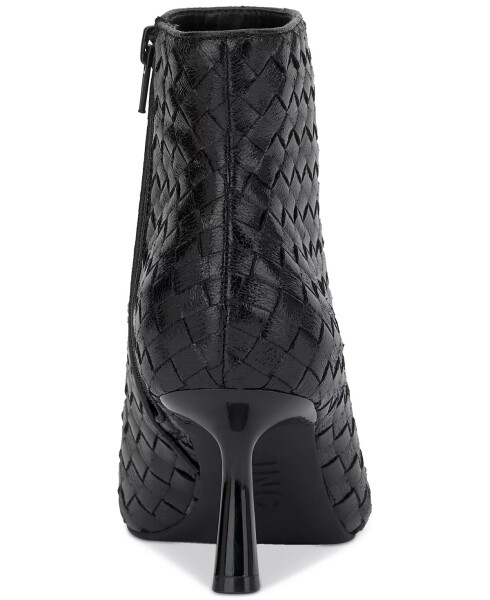 Women's Raisie Dress Booties, Exclusively at Modazone Black Woven - 4