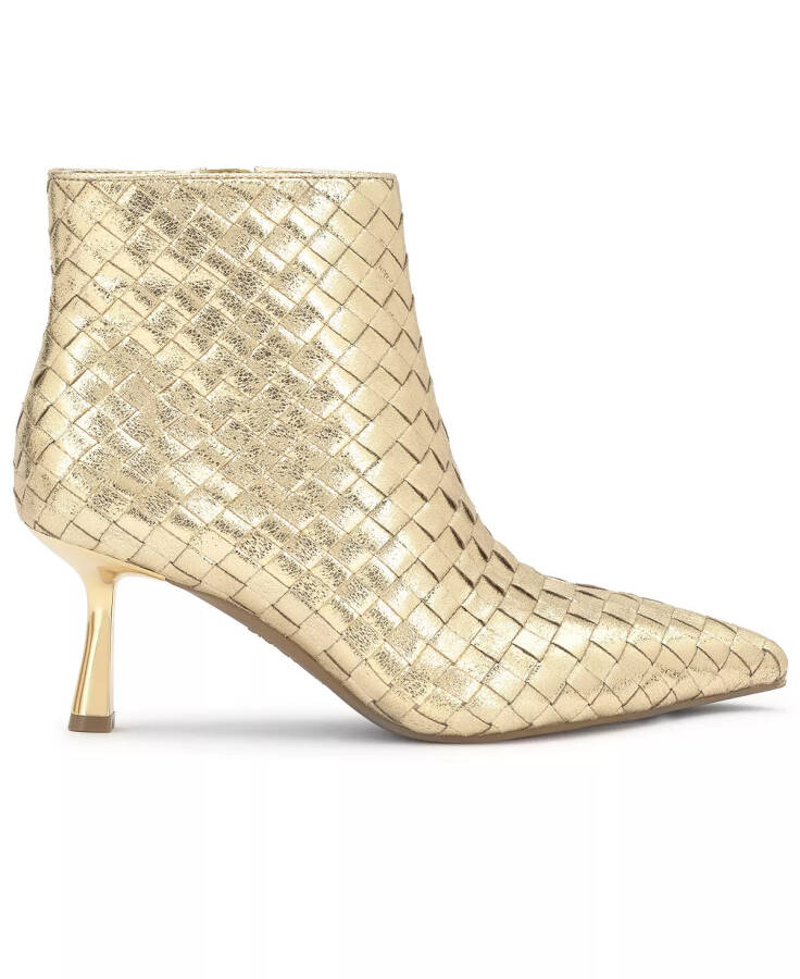 Women's Raisie Dress Booties, Exclusively at Modazone Gold Woven - 4