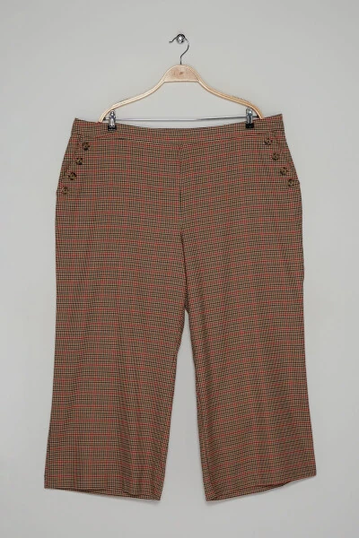 Women's Red Pants - MANGO (1)