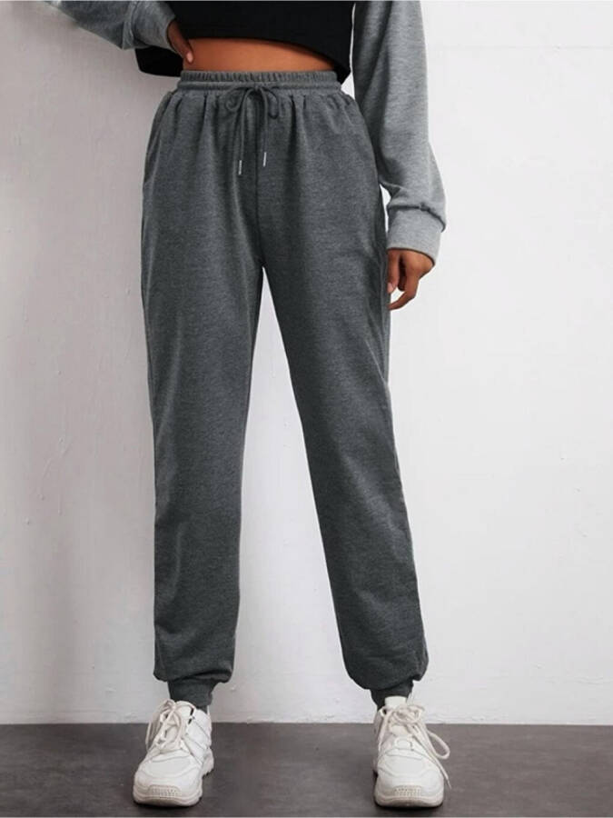 Women's Regular Fit Tracksuit Bottoms SPR24EAK81 - 9