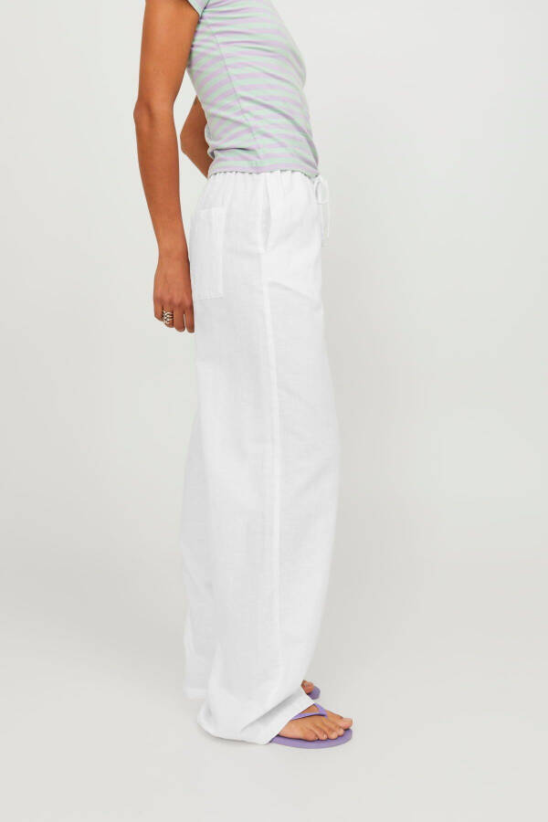 Women's Relaxed Fit Linen Pants - Flora - 8