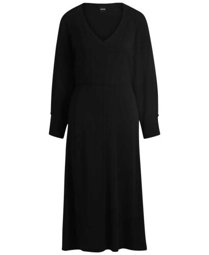 Women's Relaxed-Fit V-Neck Dress - 4