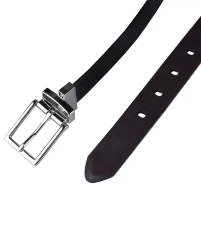 Women's Reversible Leather Pant Belt - Black/brown - 11