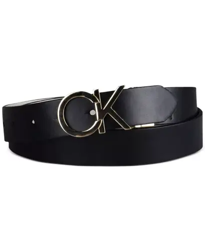 Women's Reversible Monogram Buckle Belt - CALVIN KLEIN (1)