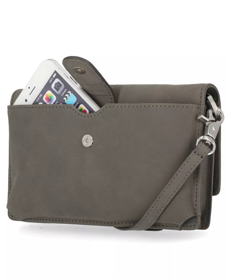 Women's RFID Leather Crossbody Bag Wallet Purse Castlerock - 3