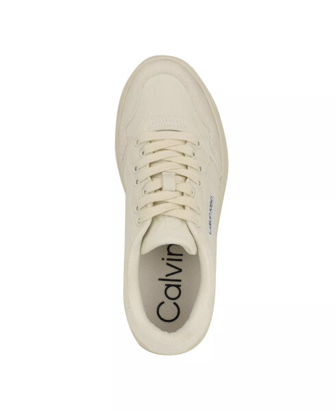 Women's Rhean Round Toe Lace-Up Casual Sneakers Ivory - 4