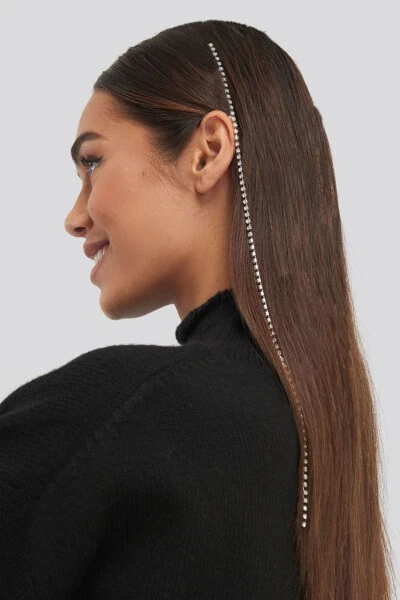 Women's Rhinestone Zircon Hair Chain - H&E DESIGN
