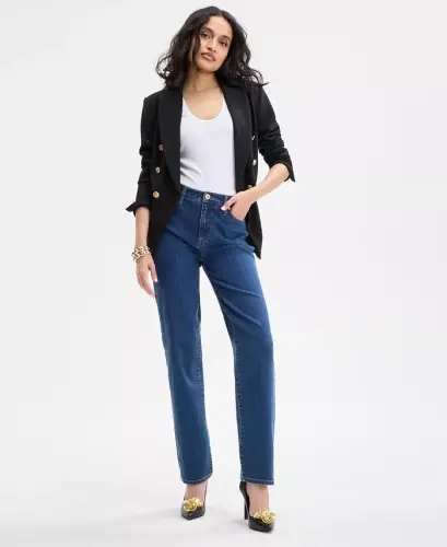 Women's Ribbed Scoop-Neck Top, Exclusively at Modazone - 2