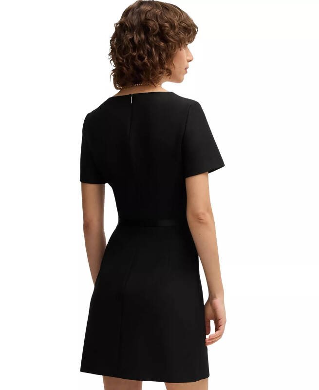 Women's Ribbon Detail Slim-Fit Dress - 3