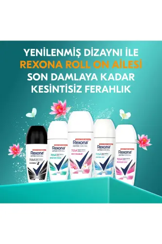 Women's Roll-On Deodorant Invisible on Black & White Clothes 50ml x2 - 7