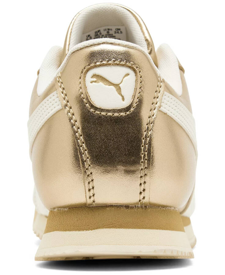 Women's Roma Chrome Paris Casual Sneakers from Finish Line Puma Gold/White - 4