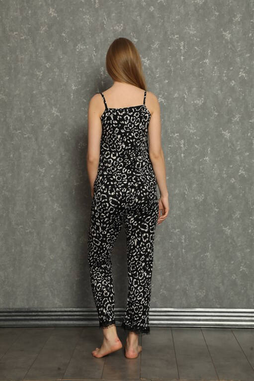 Women's Rope Strap Pajamas Suit 20604 - 3