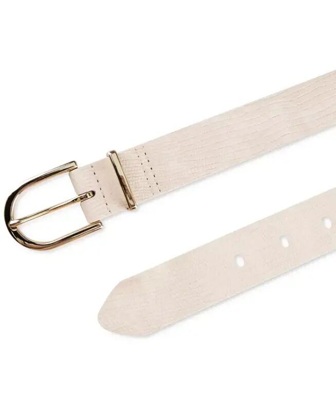 Women's Rounded Buckle Trouser Pant Dress Belt - 4
