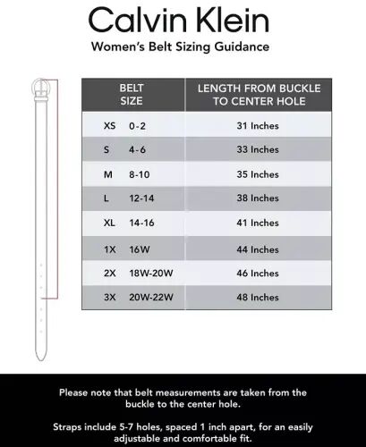 Women's Rounded Buckle Trouser Pant Dress Belt - 7