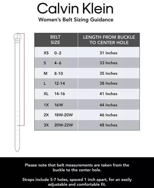 Women's Rounded Buckle Trouser Pant Dress Belt - 7