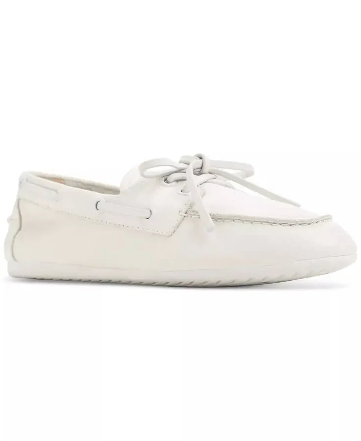 Women's Sail Boat Shoes-White/Bone - 2