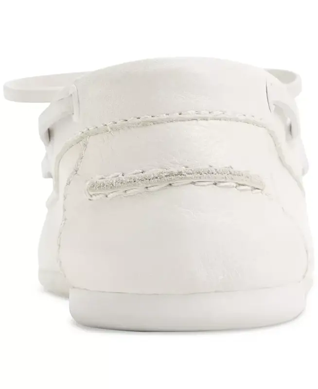 Women's Sail Boat Shoes-White/Bone - 3