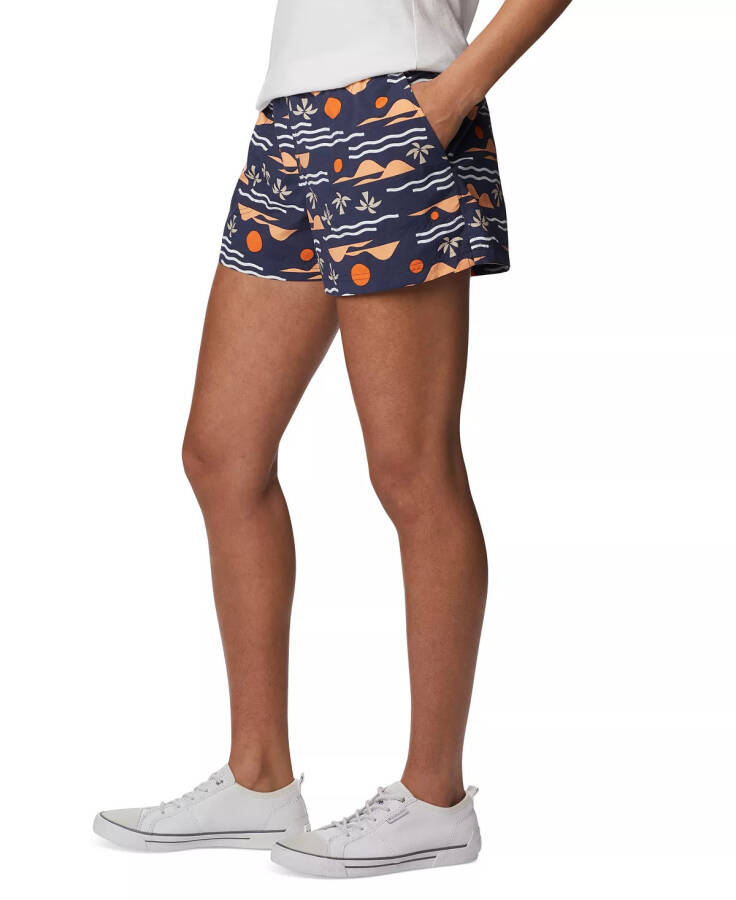 Women's Sandy River™ II Printed Mid-Rise Shorts Nocturnal, Seas - 3