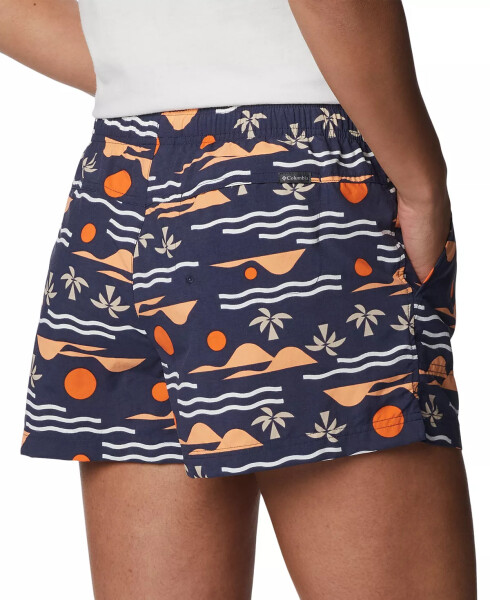 Women's Sandy River™ II Printed Mid-Rise Shorts Nocturnal, Seas - 5