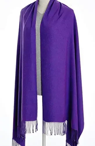 Womens Scarfs Large Soft CasModazoneere Feel PasModazoneina Scarves Shawls and Wraps for Evening Dress in Solid Colors - 8