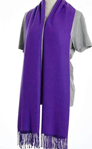 Womens Scarfs Large Soft CasModazoneere Feel PasModazoneina Scarves Shawls and Wraps for Evening Dress in Solid Colors - 6