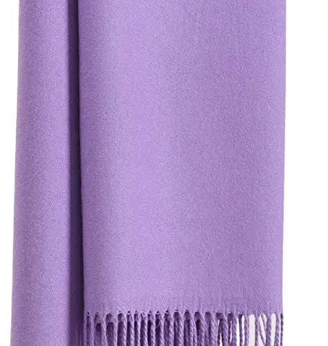 Womens Scarfs Large Soft CasModazoneere Feel PasModazoneina Scarves Shawls and Wraps for Evening Dress in Solid Colors - 4