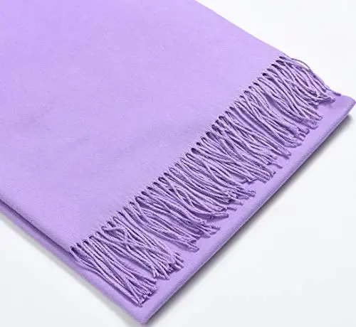 Womens Scarfs Large Soft CasModazoneere Feel PasModazoneina Scarves Shawls and Wraps for Evening Dress in Solid Colors - 5