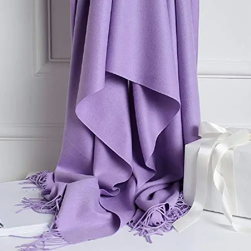 Womens Scarfs Large Soft CasModazoneere Feel PasModazoneina Scarves Shawls and Wraps for Evening Dress in Solid Colors - 6