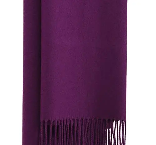 Womens Scarfs Large Soft CasModazoneere Feel PasModazoneina Scarves Shawls and Wraps for Evening Dress in Solid Colors - 4