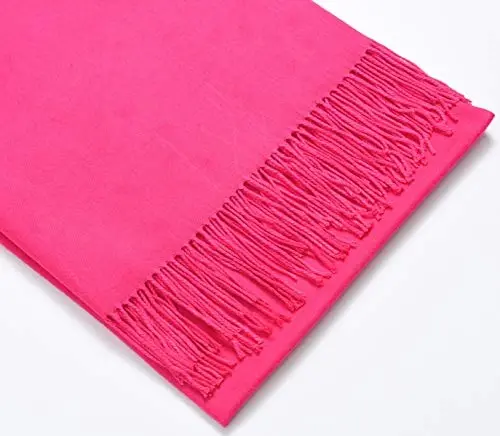 Womens Scarfs Large Soft CasModazoneere Feel PasModazoneina Scarves Shawls and Wraps for Evening Dress in Solid Colors - 5