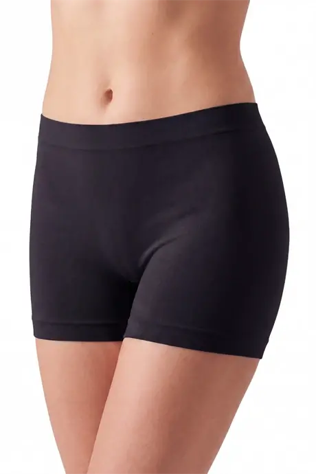 Women's Seamless Boxer 3-Pack Black - 2