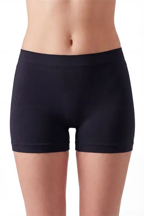 Women's Seamless Boxer 3-Pack Black - 3